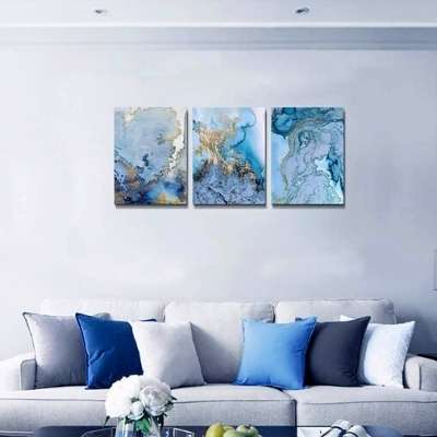 Abstract painting for living room