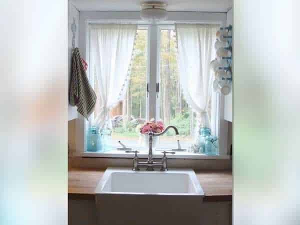 Canopy Style Curtains in The Kitchen