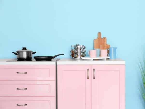Pink Kitchen Stove
