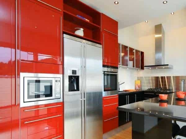 Red Kitchen Facilities