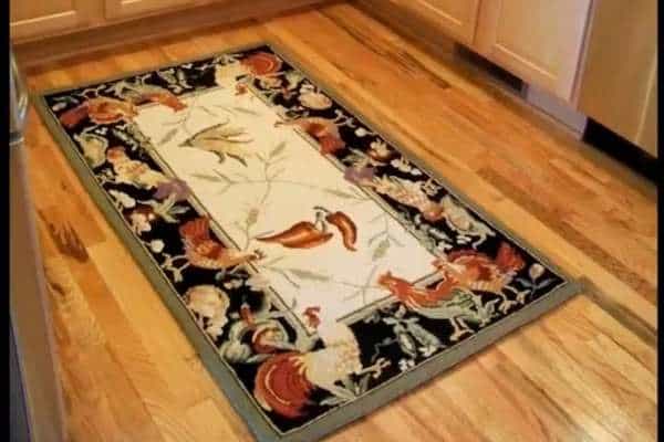 Rooster Kitchen Area Rug