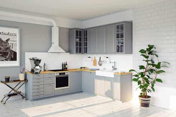 Coffee replica kitchen in Paris 3d customized design