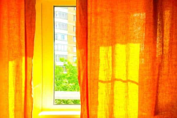 Orange Curtain