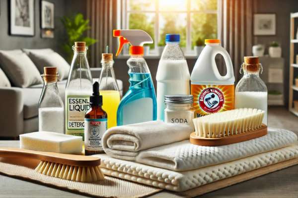 Gather your cleaning materials