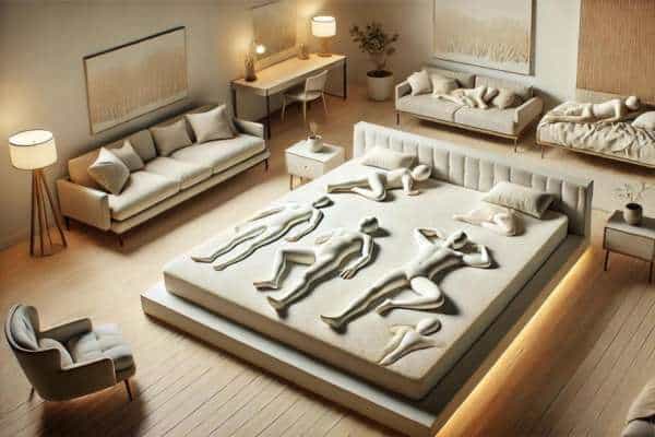 How memory foam Mattresses support different sleeping positions