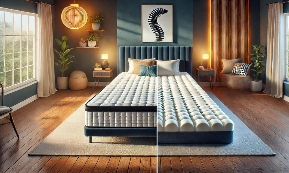 What is a hybrid Mattress vs Memory foam