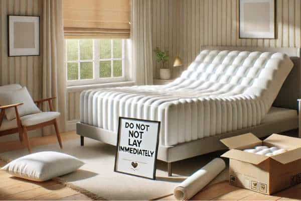 Avoid Laying On The Mattress Immediately
