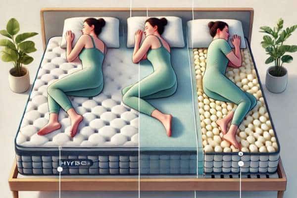 How Hybrid Mattresses Support Back, Side, And Stomach Sleepers