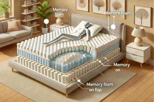 The Role Of Memory Foam In Hybrid Mattresses