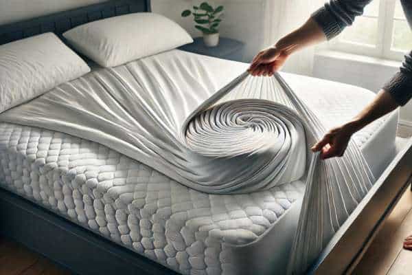 Use A Tight Fitted Sheet  Mattress From Sliding Off Box Spring
