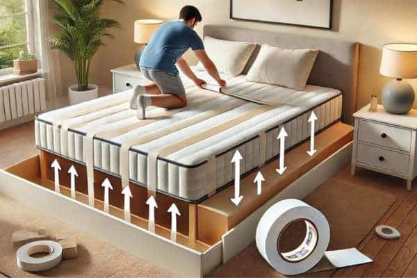 Using Carpet Tape To Secure Mattresses To Box Spring