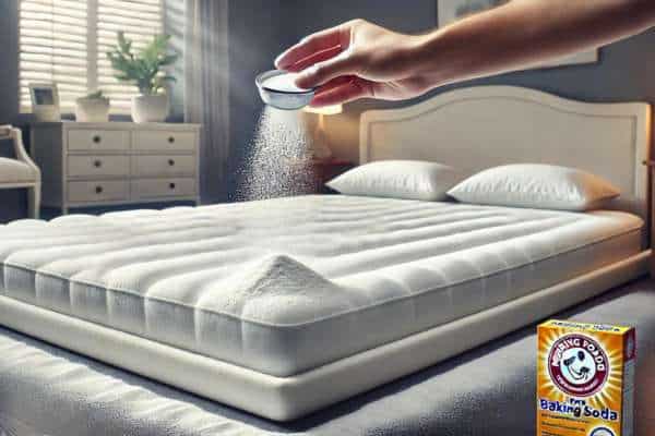 Wash Memory Foam Mattress Topper Sprinkle Baking Soda And Allow It To Sit