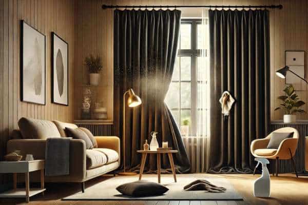 How To Spot Clean Blackouts Curtain For Small Stains