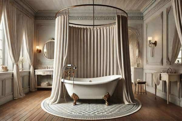 Shower Curtain For Clawfoot Tubs
