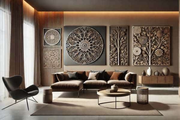 Balancing Wall Art With Other Living Room Decor