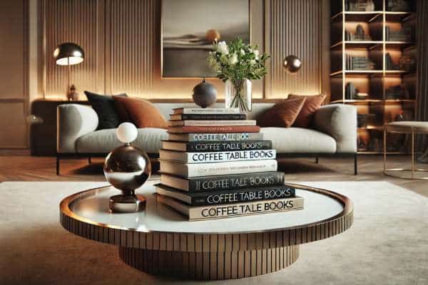 Creating A Focal Point With Coffee Table Books