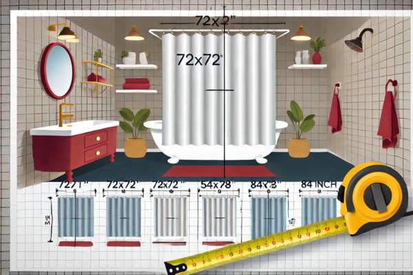 Standard Showers Curtain Sizes Explained