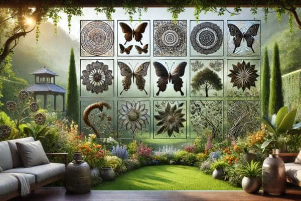  Choosing The Right Metal Wall Art For Your Garden