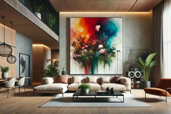 Creating A Focal Point With Statement Art Pieces
