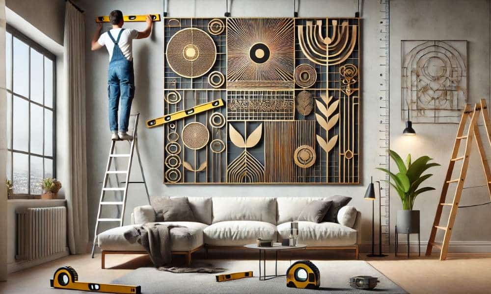 How To Hang Up Metal Wall Art