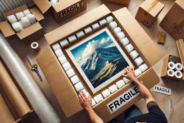 How To Pack Framed Wall Art For Moving
