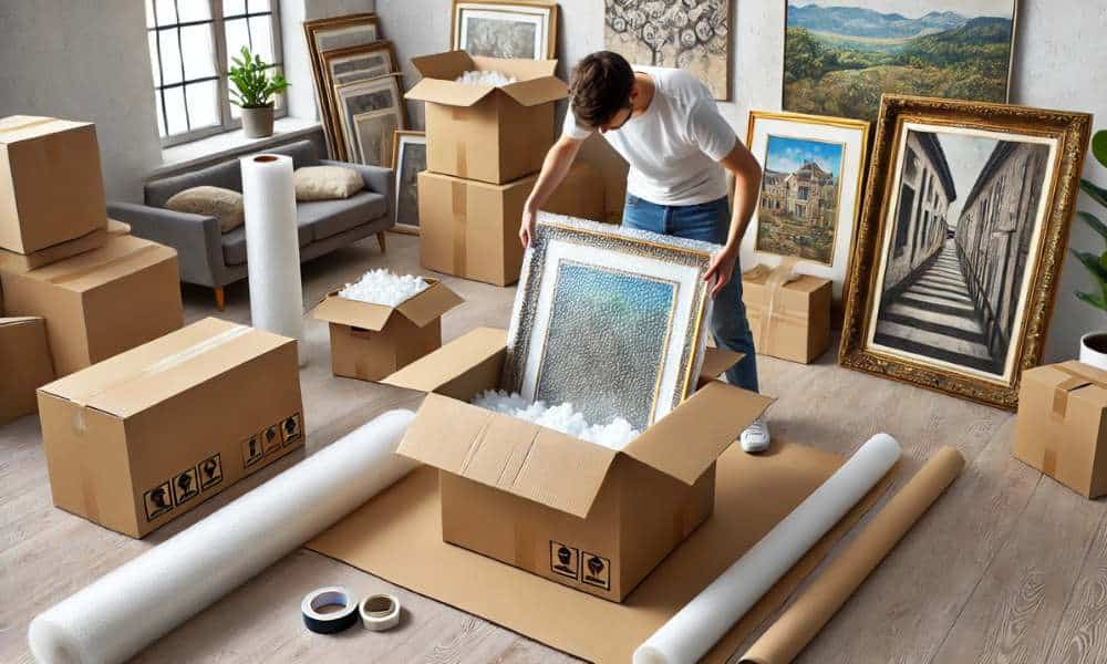 How To Pack Wall Art For Moving