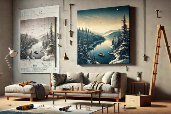 Understanding How To Hang Canvas Art On Wall