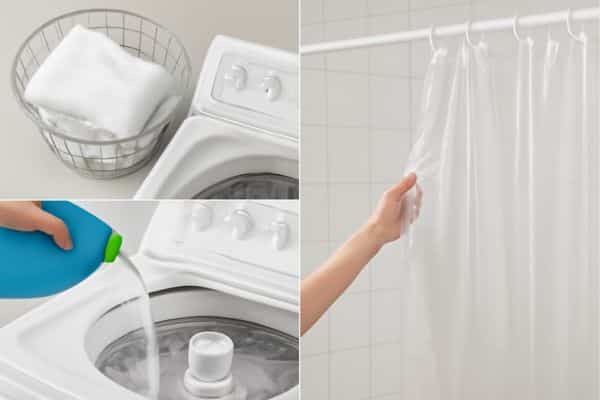 How to Wash Plastic Shower Curtains