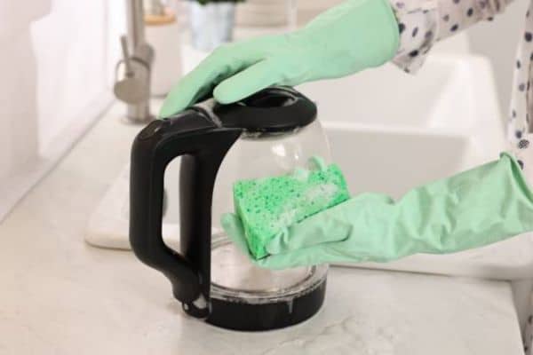 Scrub the inside gently