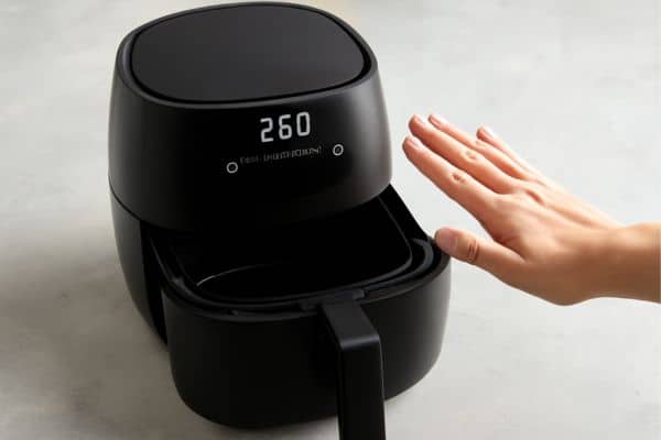 Step 1: Preheat the Air Fryer (350°F / 175°C) To Reheat Calzone In Air Fryer