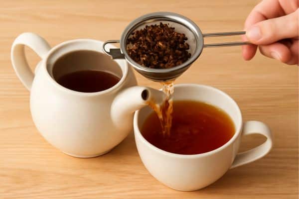  Remove the Leaves or Tea Bag
