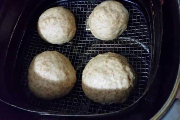 Air fry the rolls
